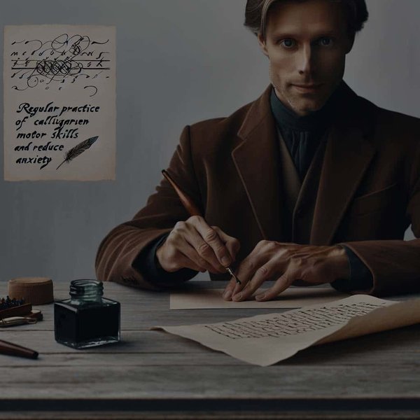 Comment la pratique régulière de la calligraphie peut-elle améliorer la motricité fine et réduire l'anxiété ?