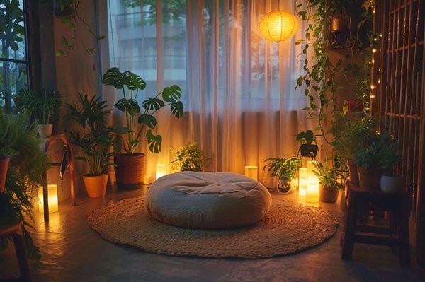 Comment créer un petit sanctuaire de méditation dans un appartement urbain ?